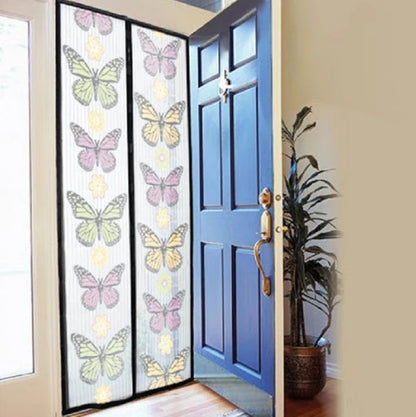 Perdea magnetica anti insecte - model cu Fluturi 210x90 cm