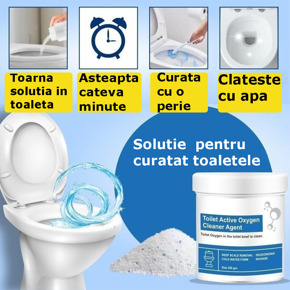 Solutie pentru conducte, Jue-Fish, 250ml, activ oxigen, alb, 10.5x8cm