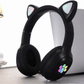 Casti wireless, urechi de pisica cu functii LED, VZV-25M