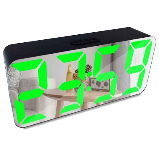 Ceas digital oglinda cu LED Verde, Rosu, Alb, DS-3622X