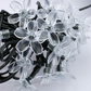 Ghirlanda luminoasa solara cu 50 LED-uri, model floricele 6.9M
