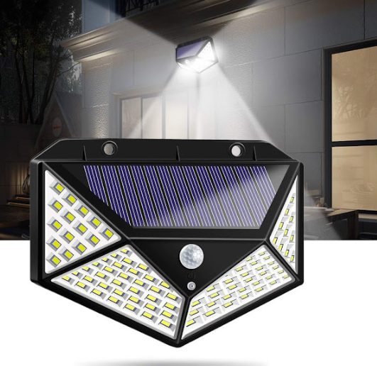 Lampa solara 100 LED , senzor de miscare