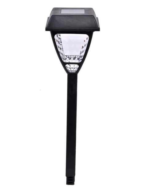 Set 2/4/6 Lampa solara LED, pentru gradina in forma de felinar, Negru, 41 cm