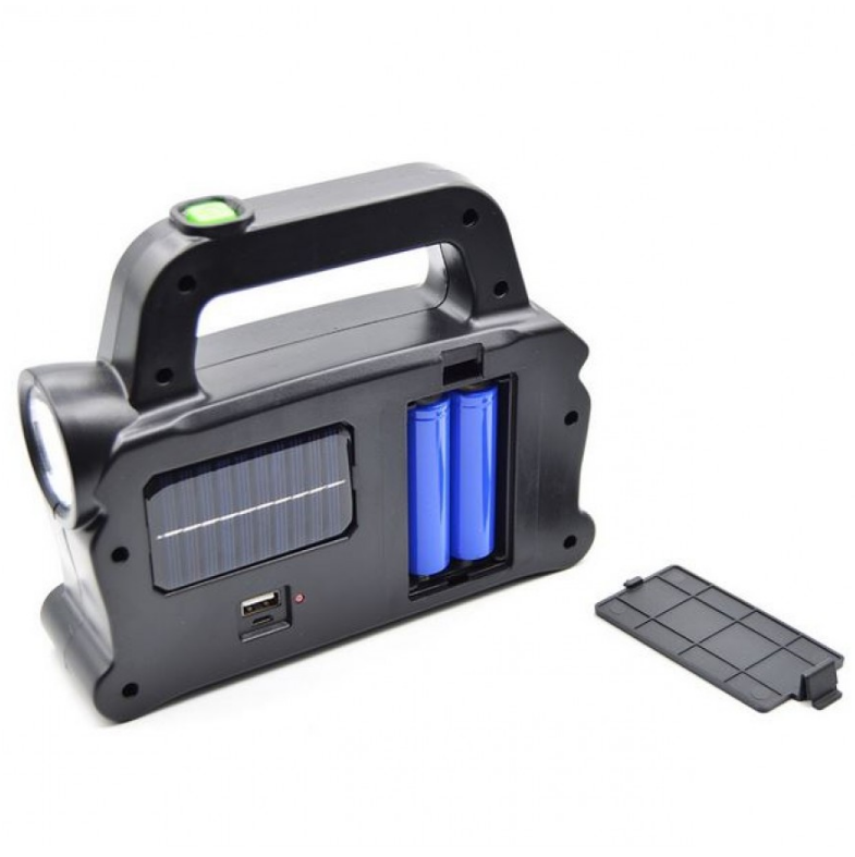 Lanterna de mana HB6168, panou solar, USB, 10W