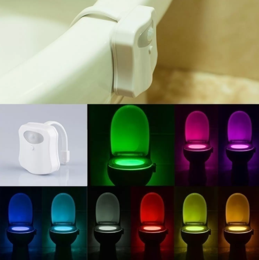 Led pentru vasul de toaleta cu senzor infrarosu de miscare si lumini