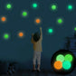 Set 3 Mingi anti-stres fosforescente pentru relaxare si distractie - VERDE