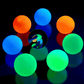 Set 3 Mingi anti-stres fosforescente pentru relaxare si distractie - VERDE