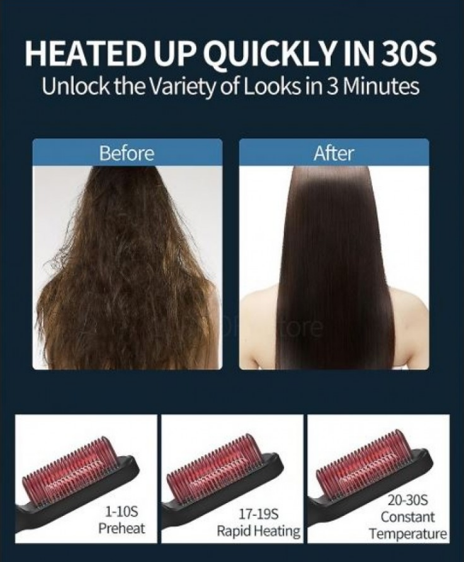Perie Hair Straightening Comb