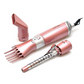 Perie electrica cu aer cald, Gemei GM-4831- 7 in 1, Pink, 2200W