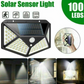 Set 2 x Lampa solara 100 LED , senzor de miscare
