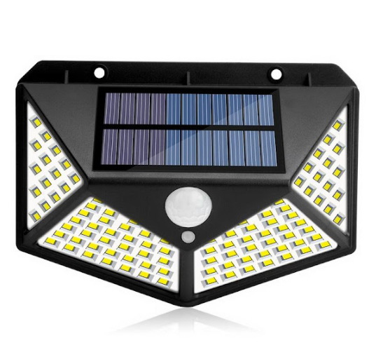 Set 3 x Lampa solara 100 LED , senzor de miscare